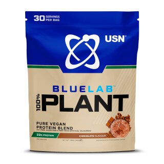 USN BlueLab Plant Protein veganes Schokoladen-Protein, 900 g Beutel