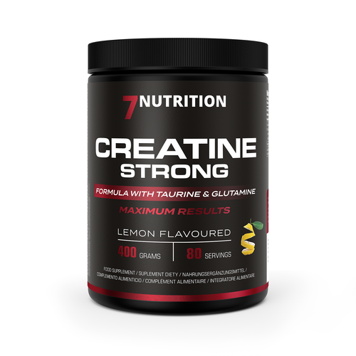 Creatine Strong 400 g tub, lemon flavour, 80 servings