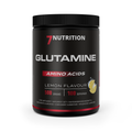 Glutamine 500g Lemon jar with black label and 'AMINO ACIDS' text