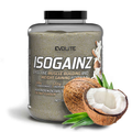 Evolite Nutrion Isogainz Kokos Dose mit schwarzem Deckel
