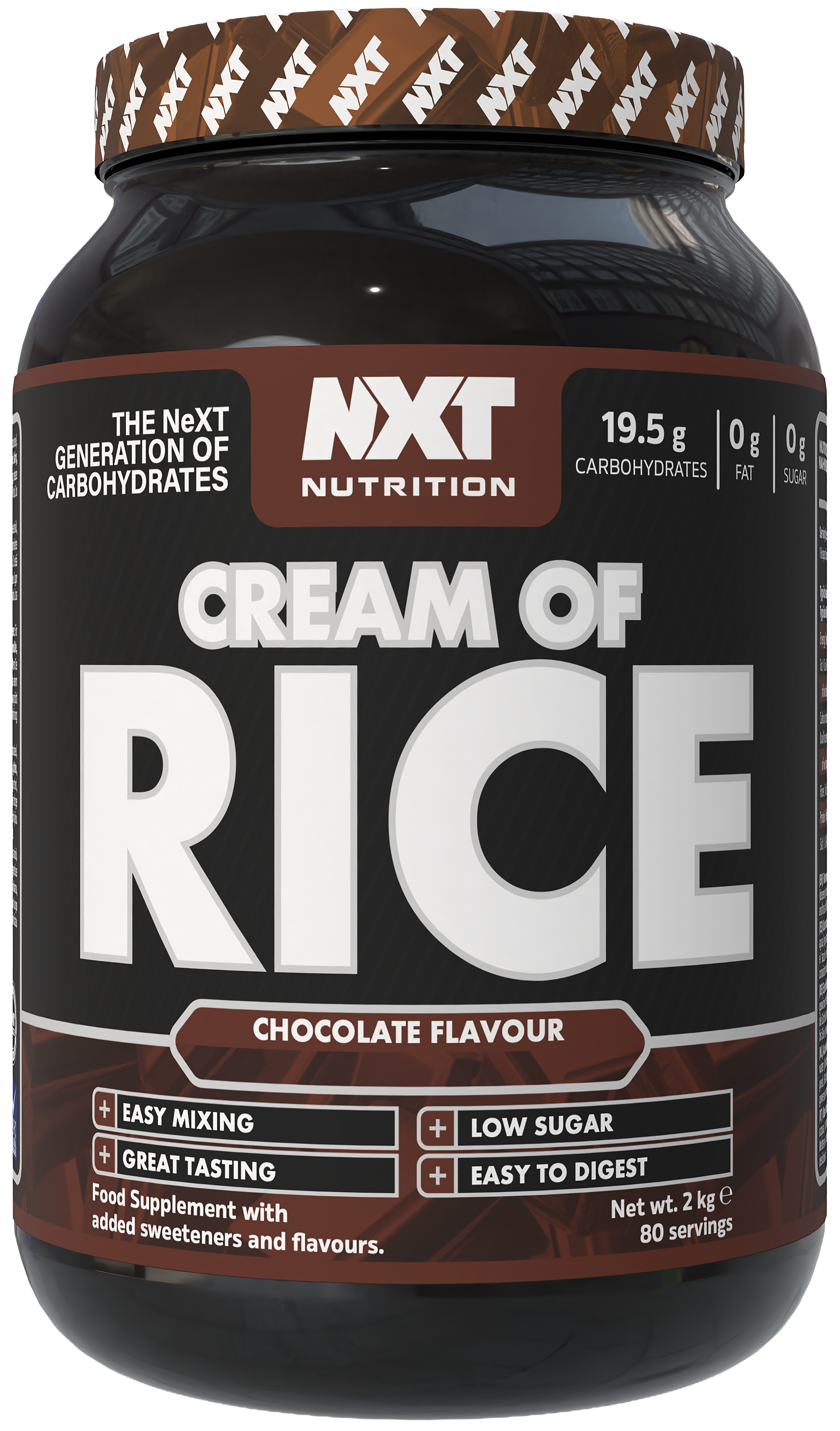 Cream of Rice supplement, chocolate flavour, 2 kg jar