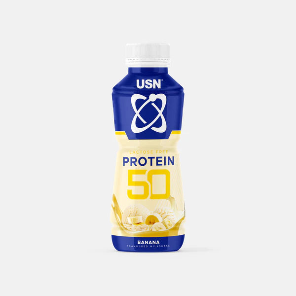 USN Trust Protein 50 Banane, 500 ml Flasche, Lactose-frei