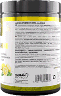 Human Protect Beta-Alanine 300g Lemon bottle with ingredient panel and yellow stripe