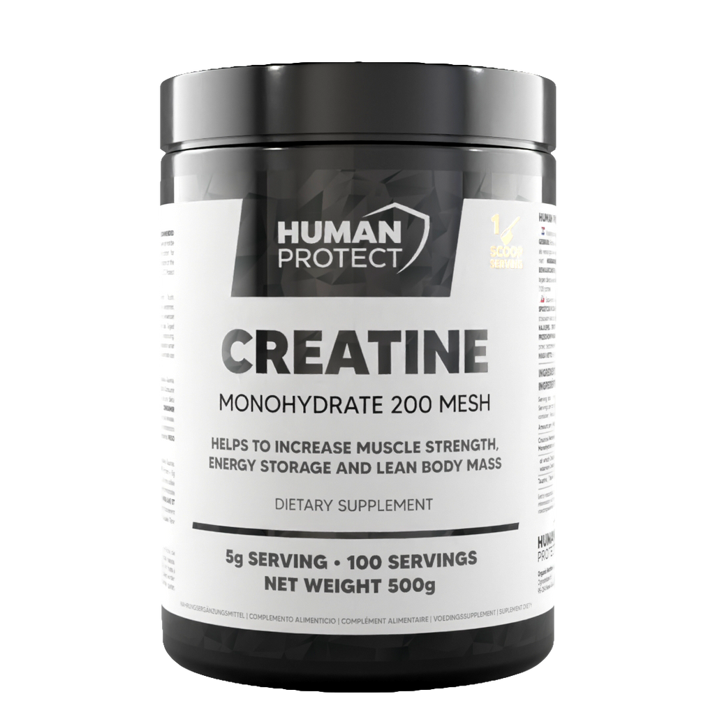 Creatine monohydrate 200 mesh jar, unflavoured, 500g net weight