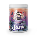 Blueberry Jam 1000g jar, purple label with blueberries