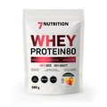 7NUTRITION Whey Protein 80, Strawberry Banana, 500 g pouch