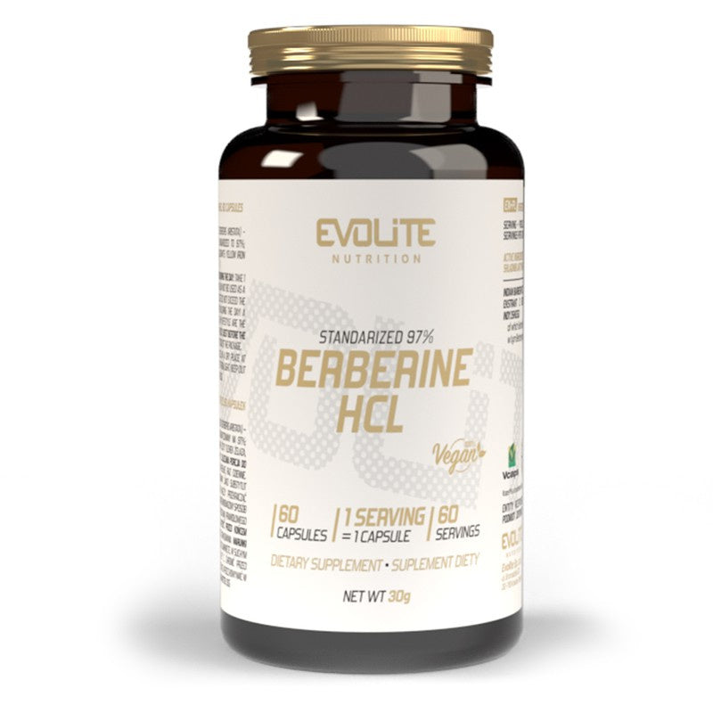 Berberine HCL Kapseln, 60 Kapseln, vegan, standardisiert 97% auf dem Etikett