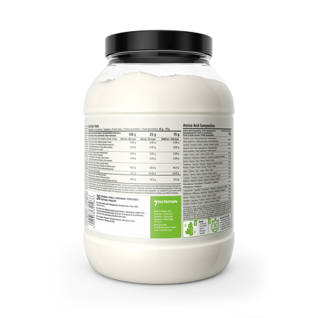 Clear Whey Isolate 900g bottle, back panel with nutrition and supplement details