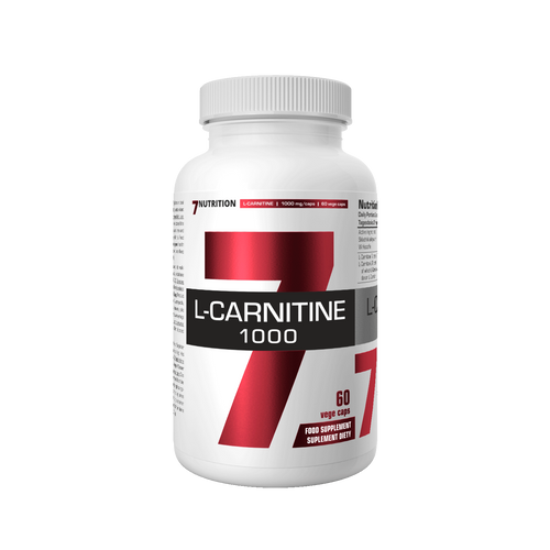 L-Carnitine 1000 Kapseln: Dose mit „L-CARNITINE 1000“ und 60 veg caps