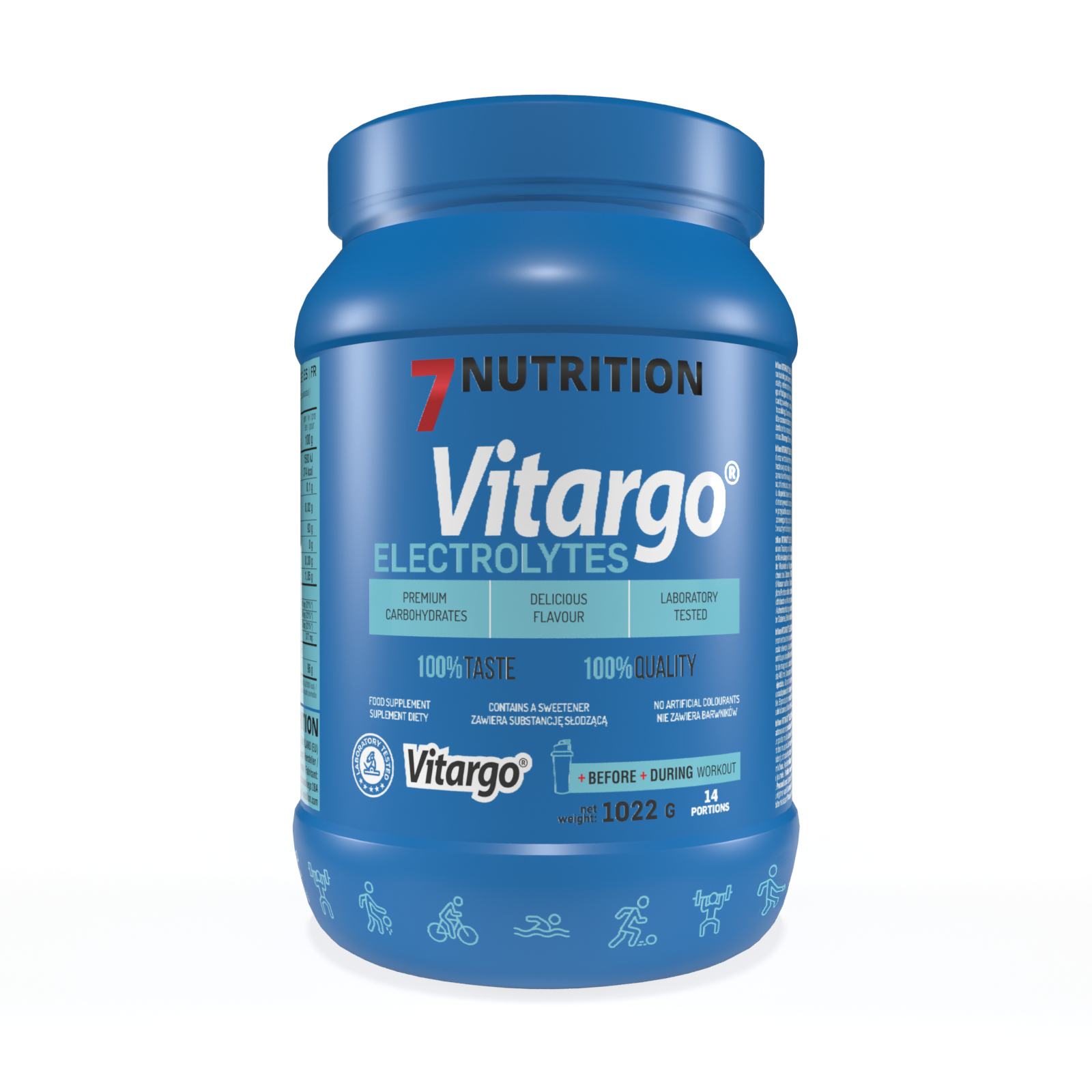 7NUTRITION Vitargo Elektrolyte-Dose, 1022 g
