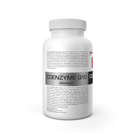 Rückseite der Coenzym-Q10-Ubiquinon-Dose mit Inhalts- und Herstellerangaben
