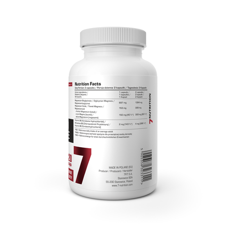 7Nutrition Magnesium Bisglycinate - 120 Kapseln