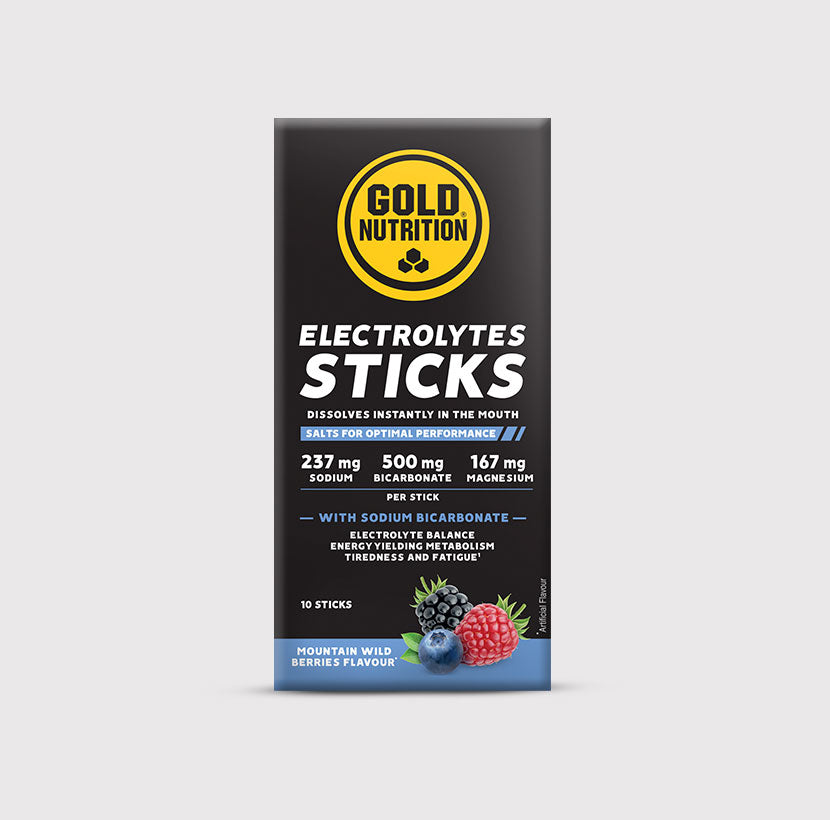 Electrolytes sticks box, wild berries flavor, salts for performance, 10 sticks