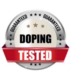 Doping Tested Siegel mit „Guaranteed“ und „Guarana“ Symbolen