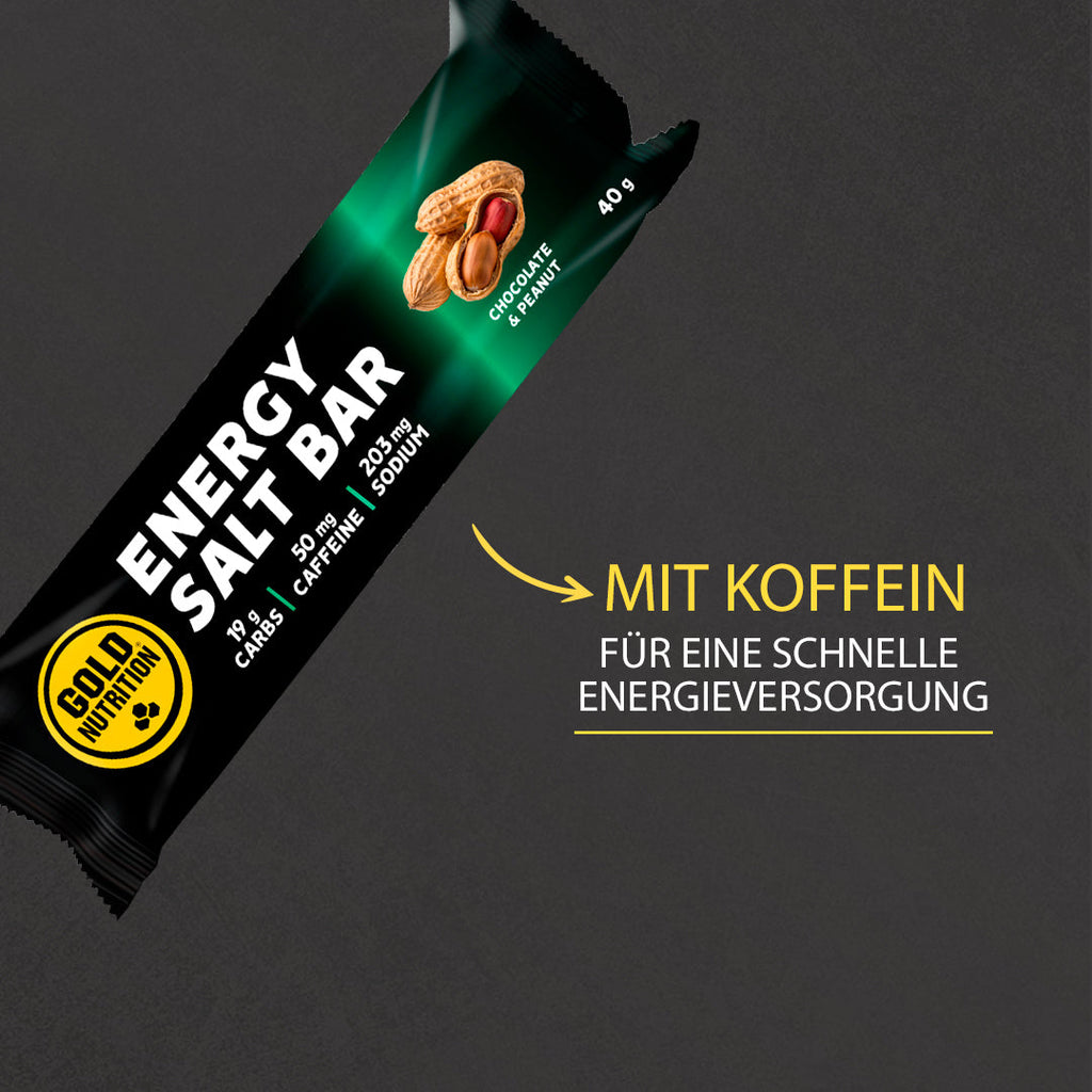 Energy Salt Bar, 40 g, mit Koffein: für schnelle Energieversorgung