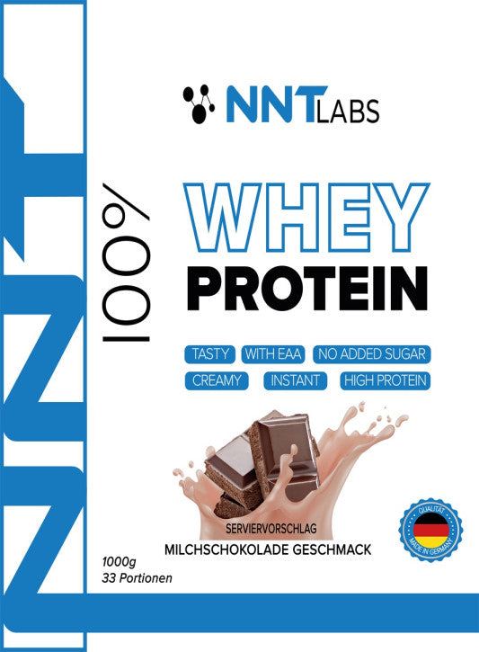 Whey Protein 1000 g, Milchschokolade Geschmacksrichtung