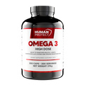 Human Protect Omega 3 High Dose Kapseln, 200 Kapseln, Flasche mit Etikett