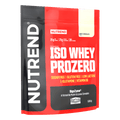 NUTREND Iso Whey Prozero 500 g, weiße Schokolade, Beutel mit Nährstoffangaben