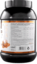 Pure Iso 900 g Salted Caramel whey protein isolate tub, front label
